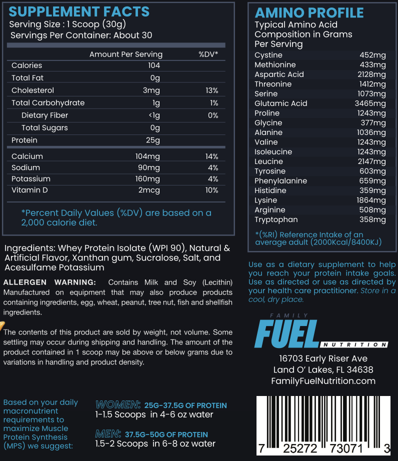 Core Isolate Chocolate Caramel Protein